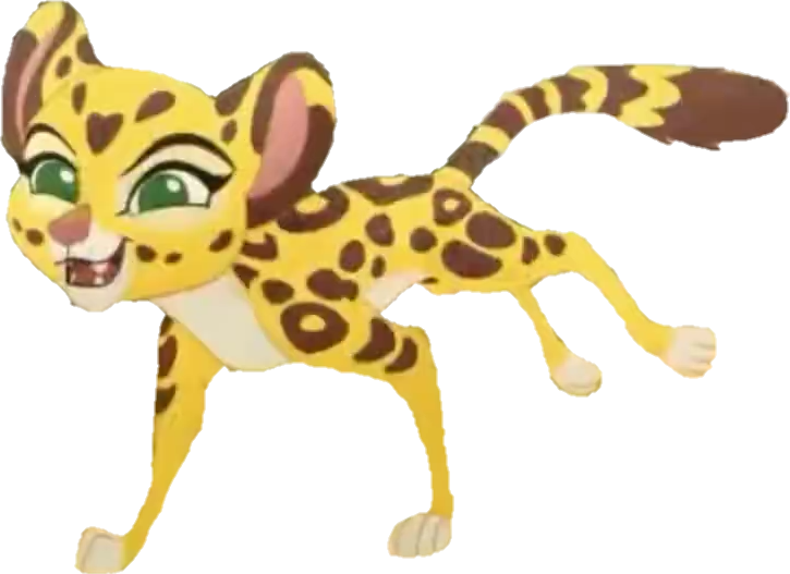 Lion Guard Animated Cheetah Character PNG Image