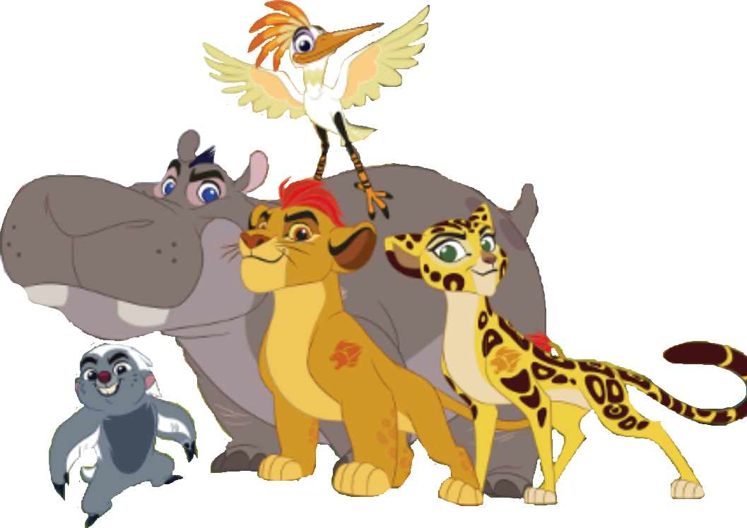 Lion Guard Characters Together PNG Image