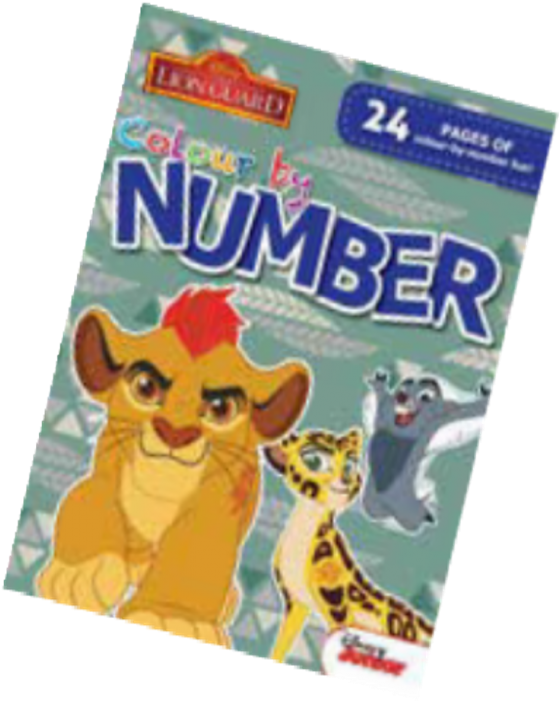 Lion Guard Colorby Number Activity Book PNG Image