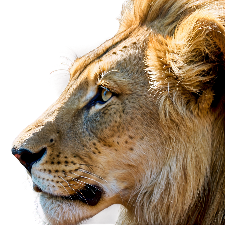 Lion In Natural Habitat Png Xbf85 PNG Image