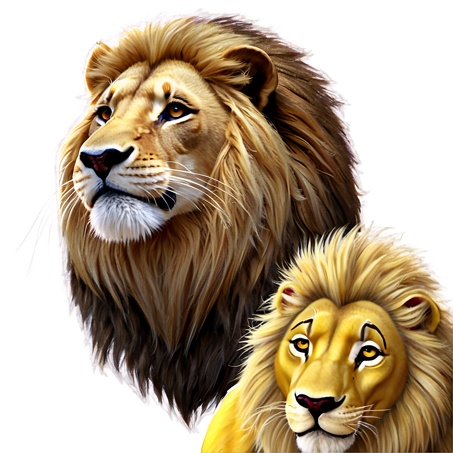 Lion King On Throne Png Bfk76 PNG Image