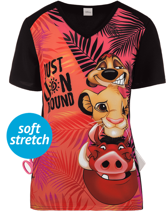 Lion King Themed Shirt Design PNG Image