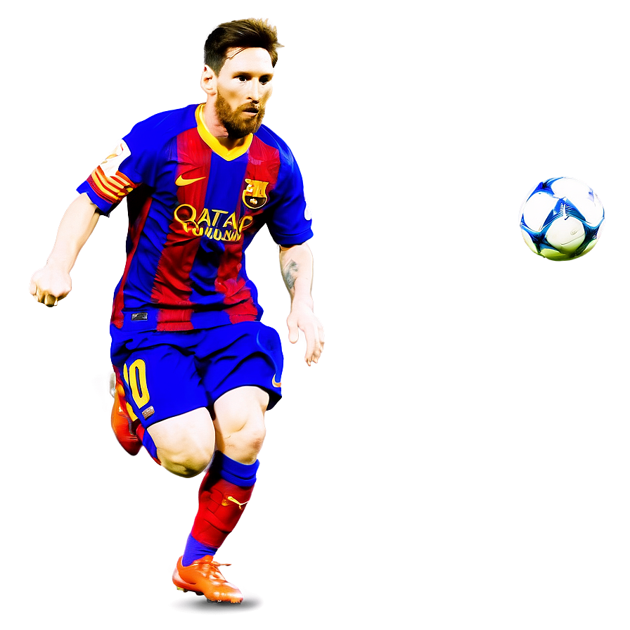 Lionel Messi In Action Png Thv61 PNG Image