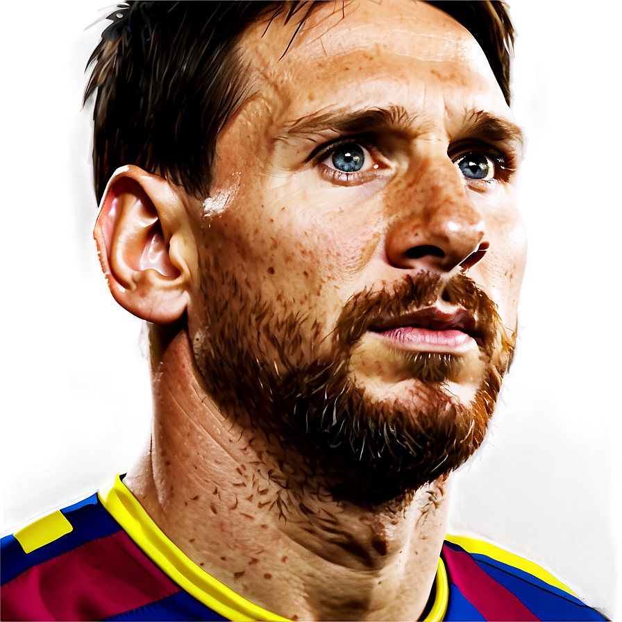 Lionel Messi Portrait Png 29 PNG Image