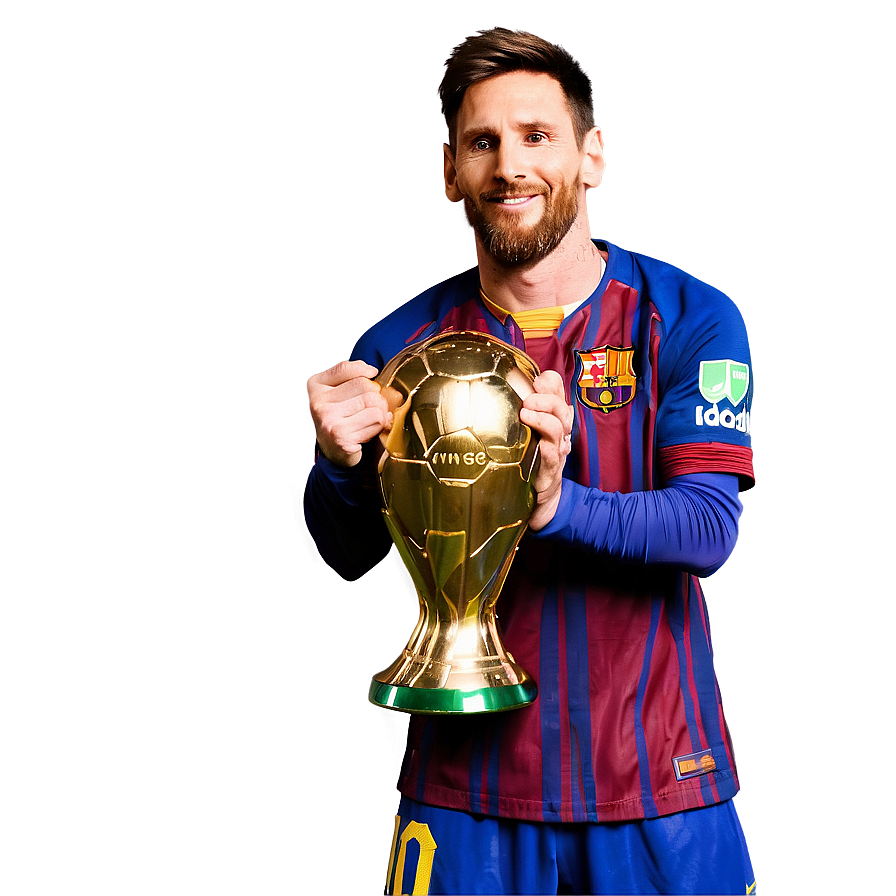 Lionel Messi Trophy Lift Png 43 PNG Image