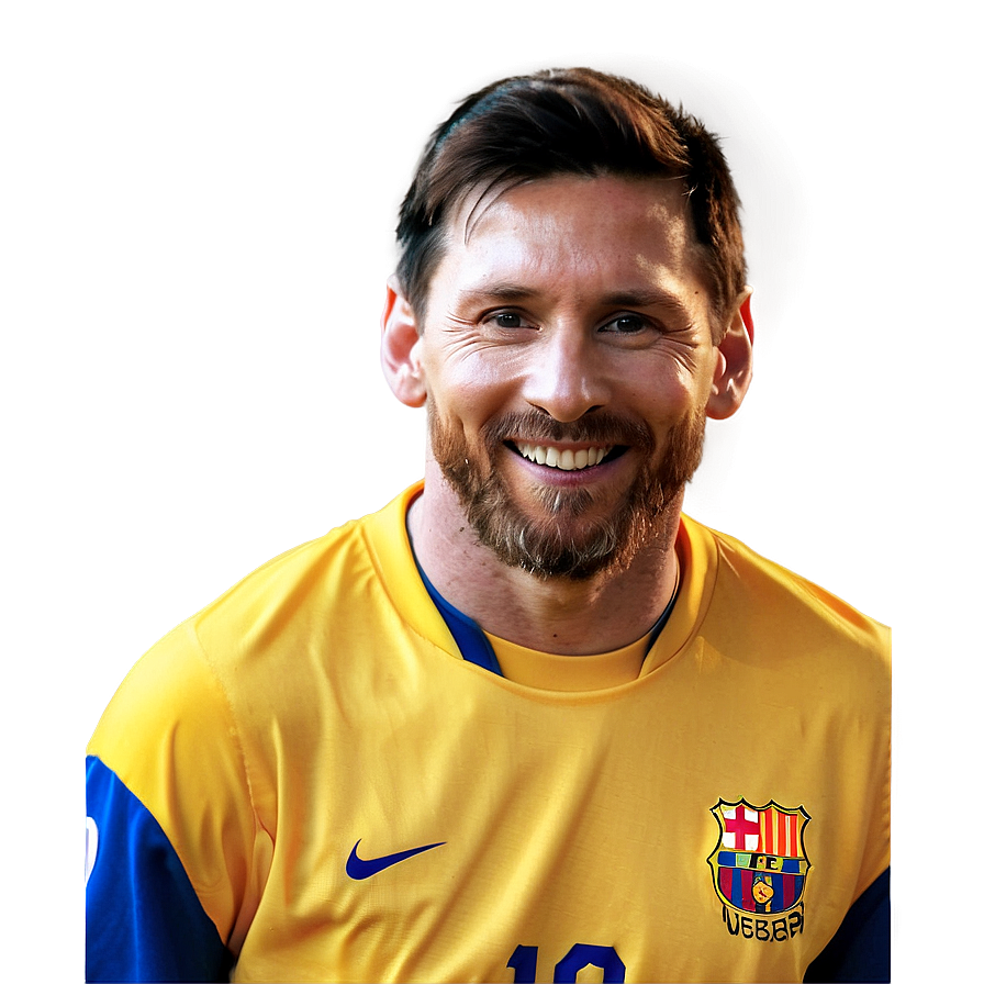 Lionel Messi Winning Smile Png Bht72 PNG Image