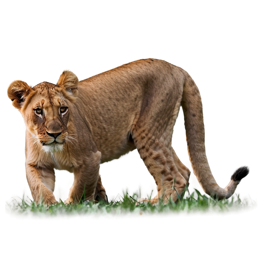 Lioness And Cub Love Png Byo2 PNG Image