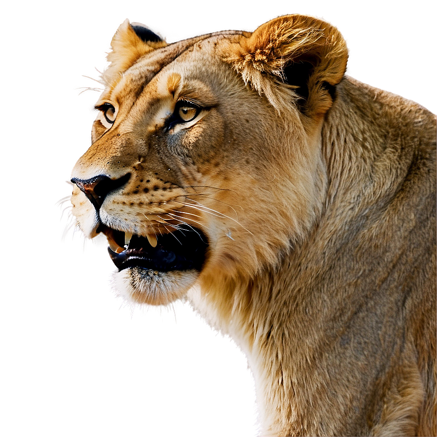 Lioness In Action Png Bmw PNG Image