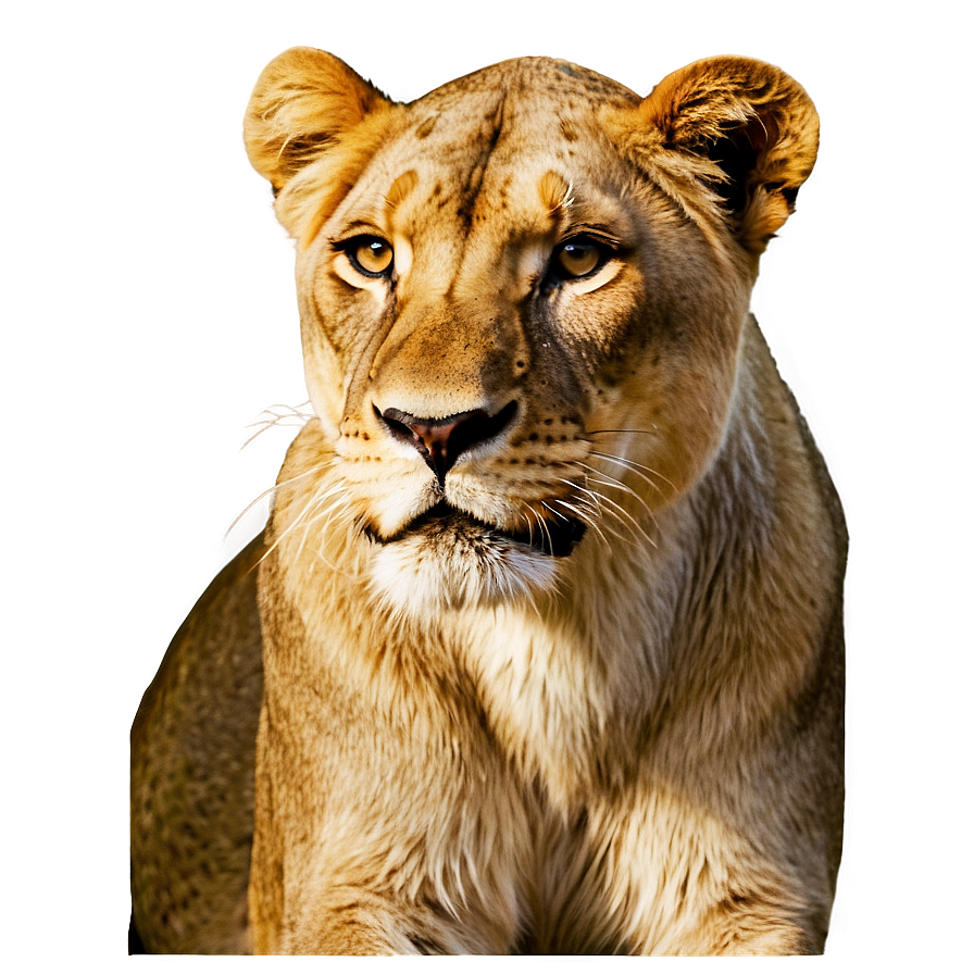 Lioness In Golden Light Png 62 PNG Image