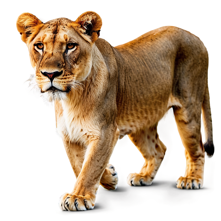 Lioness In Savannah Png Rrq57 PNG Image