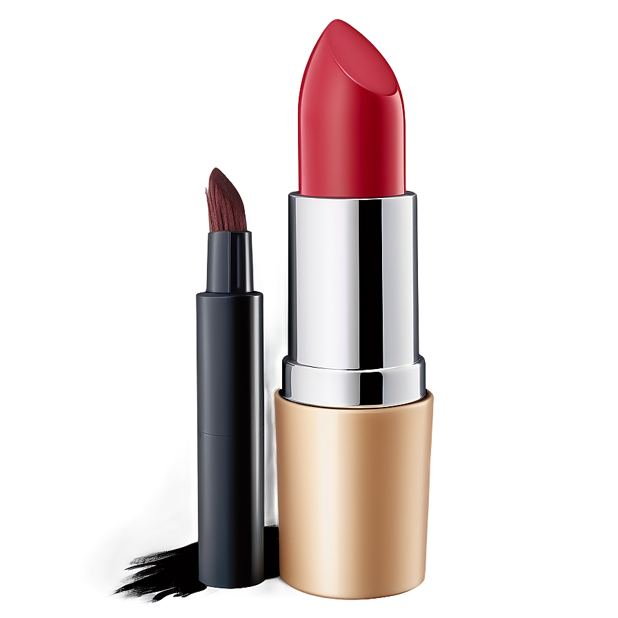 Lipstick With Brush Png 12 PNG Image