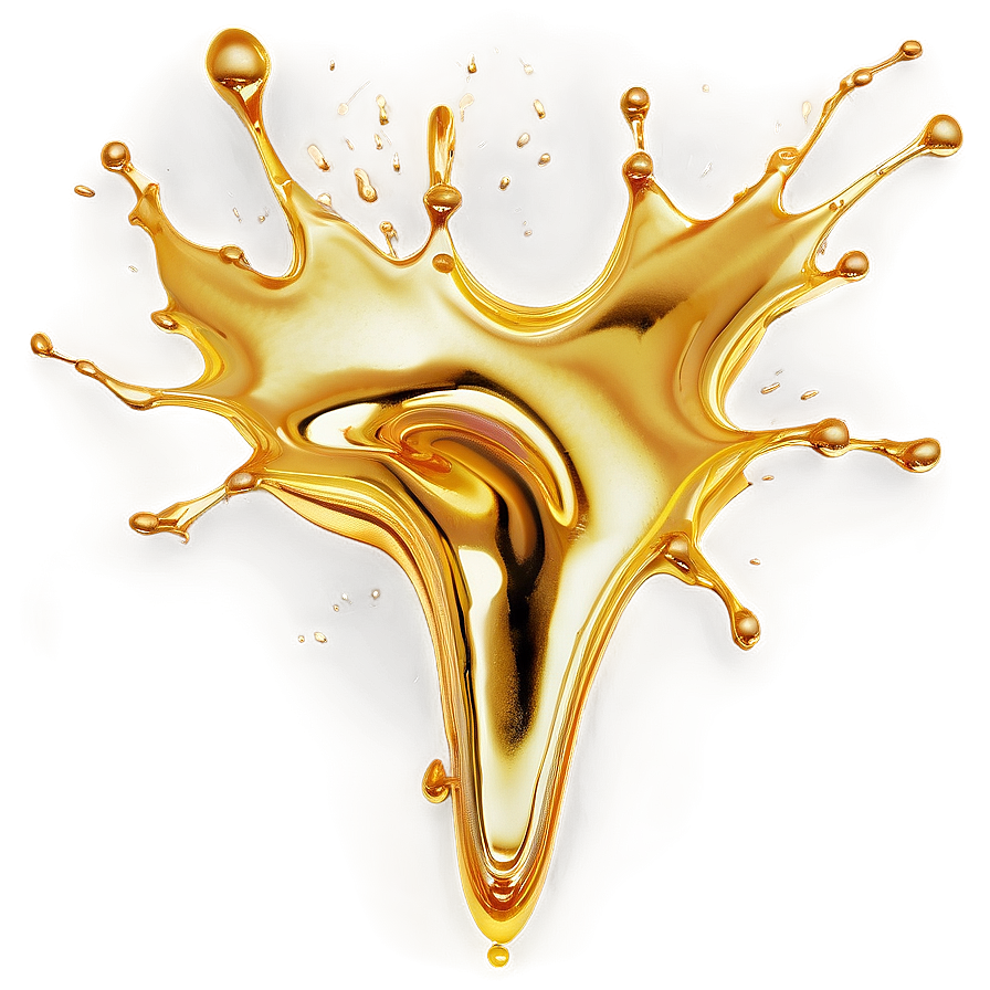 Liquid Gold Splash Effect Png 94 PNG Image