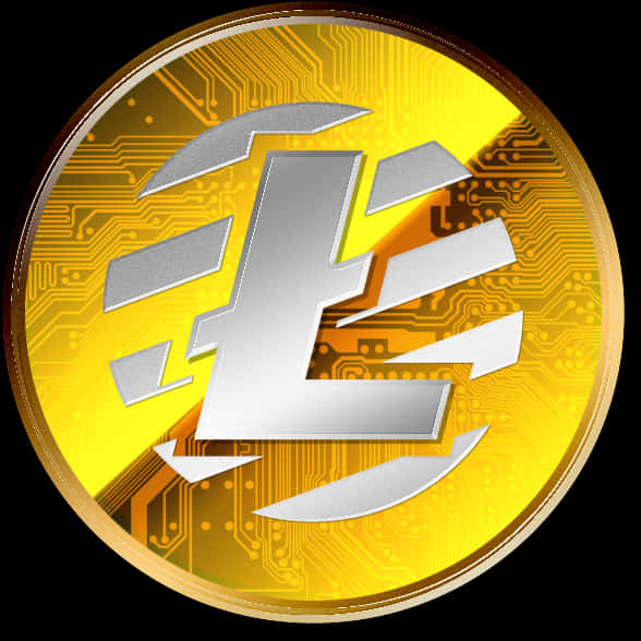 Litecoin Cryptocurrency Token PNG Image