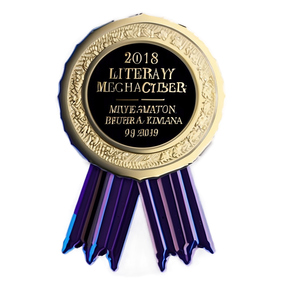 Literary Award Medal Png Vuf PNG Image