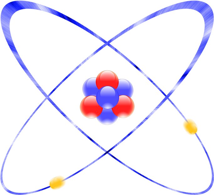 Lithium Atom Illustration PNG Image