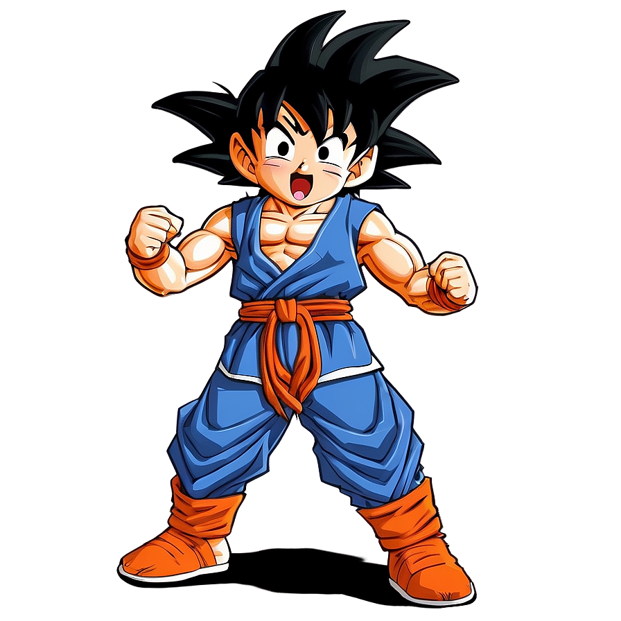 Little Goku Fighter Png 06112024 PNG Image