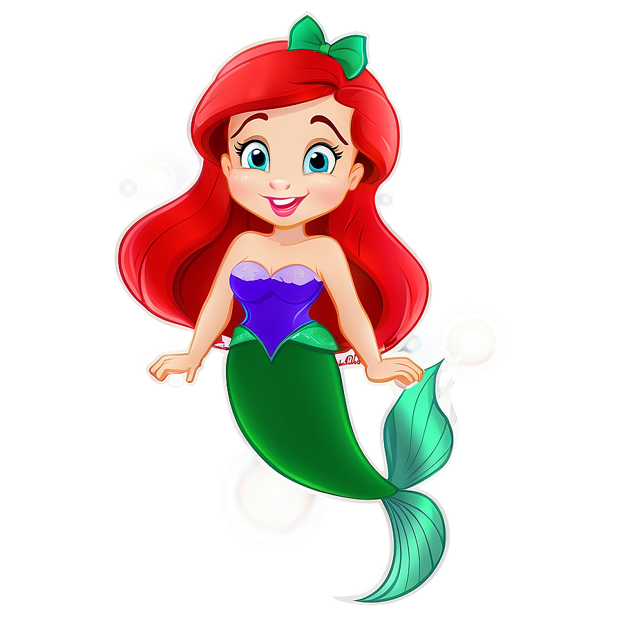 Little Mermaid Clipart Png 05242024 PNG Image