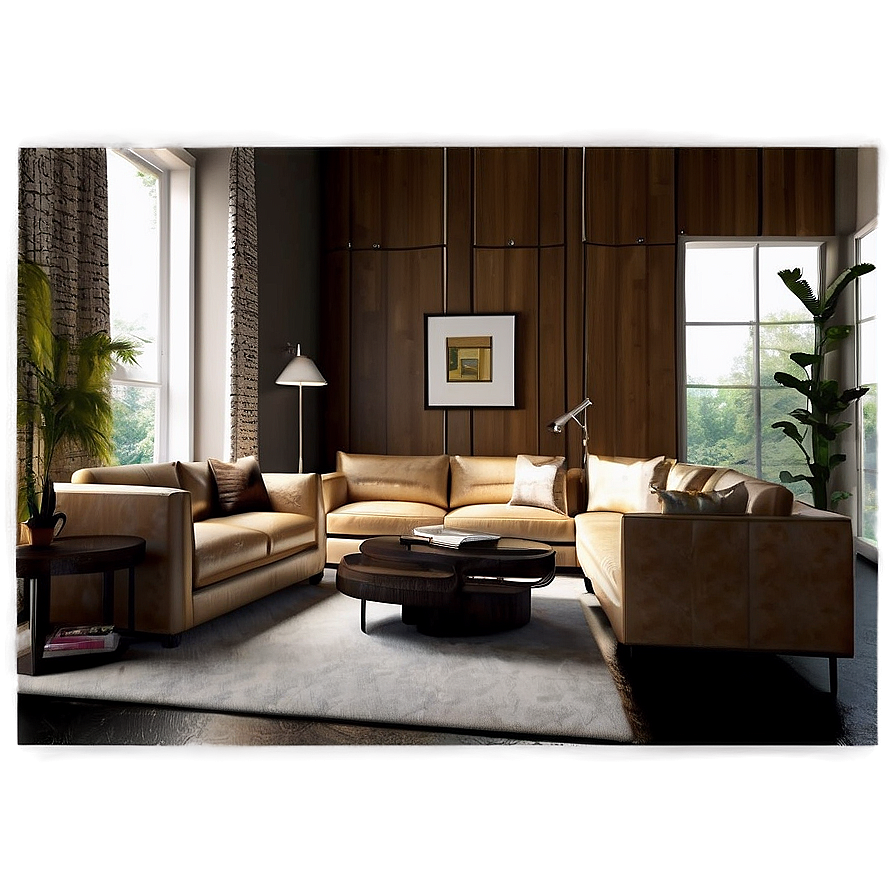 Living Room Home Decor Png 06292024 PNG Image