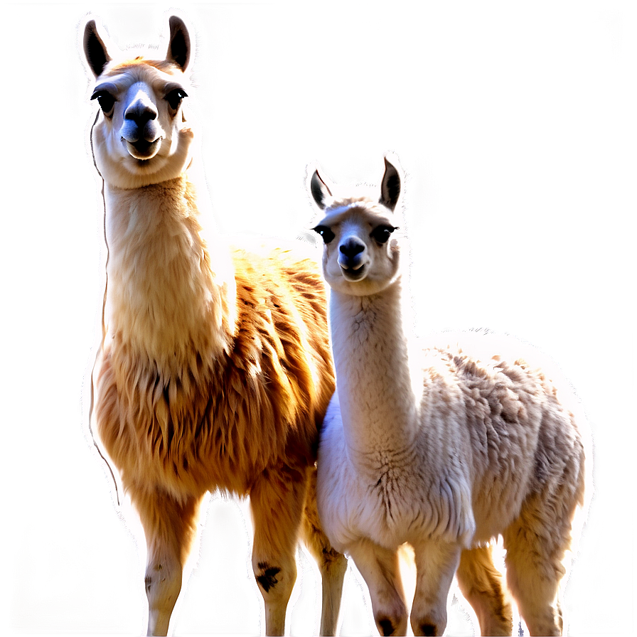 Llama Family Png Tqn PNG Image