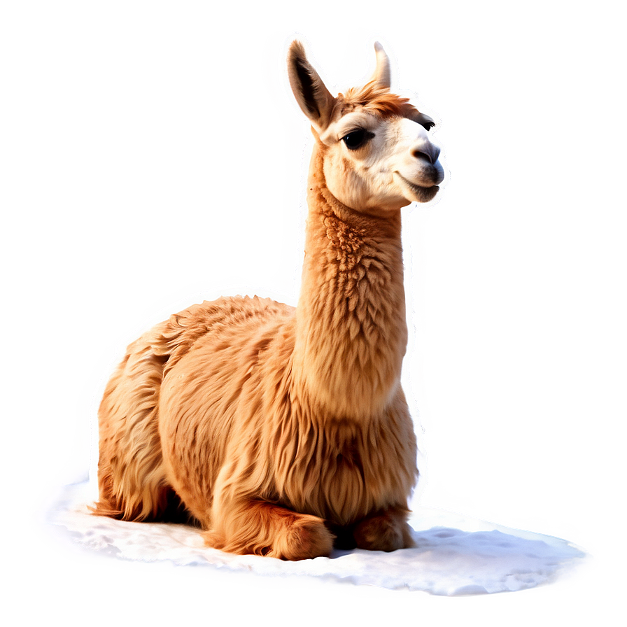 Llama In Snow Png 55 PNG Image