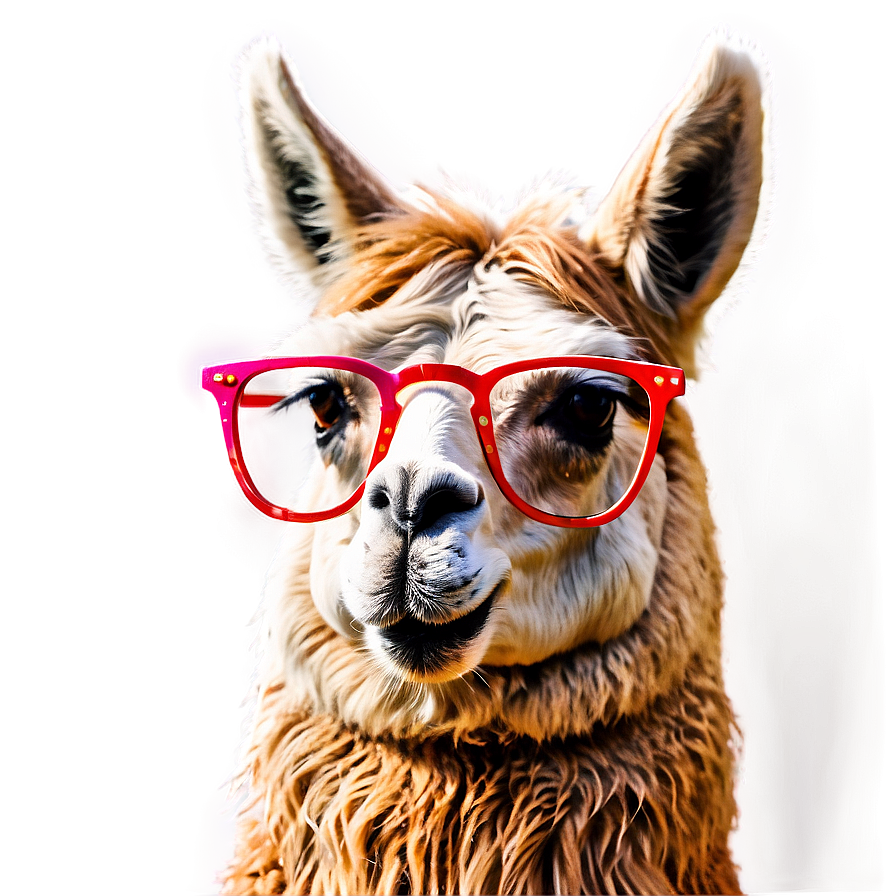 Llama With Glasses Png Lff PNG Image