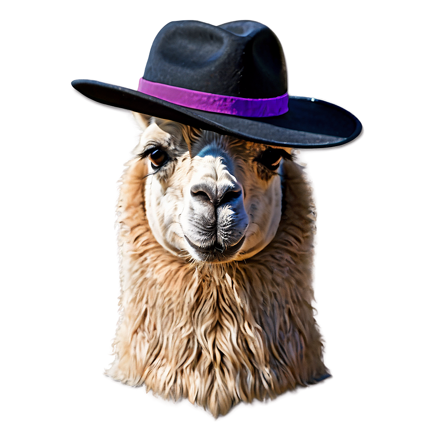 Llama With Hat Png Akq5 PNG Image