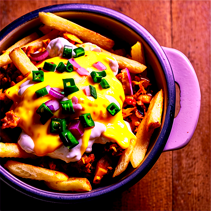 Loaded Cheese Fries Png Fhg PNG Image