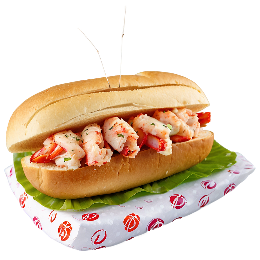 Lobster Roll Sandwich Png Eem22 PNG Image