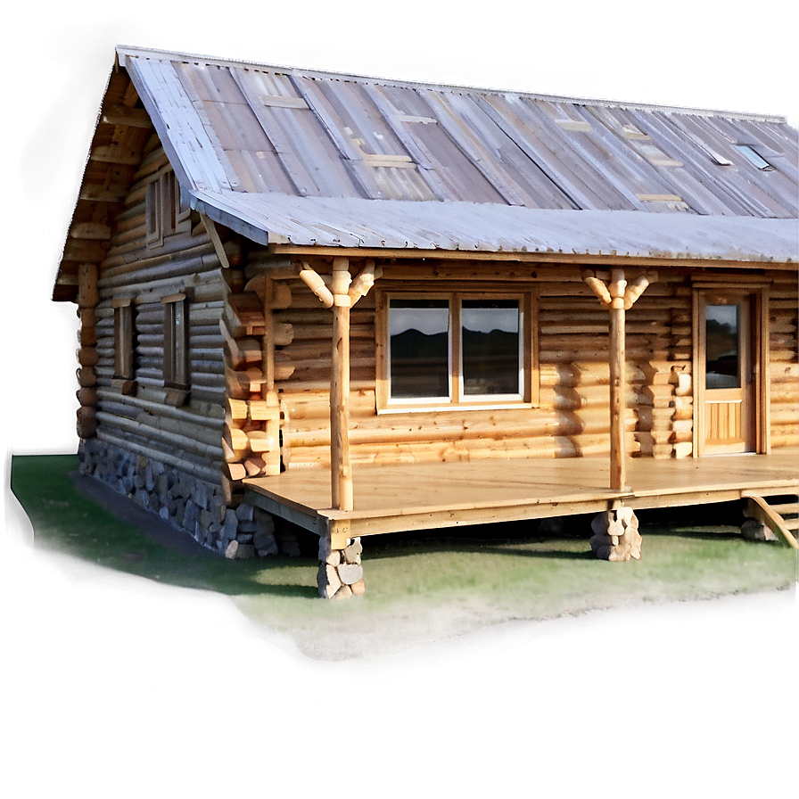 Log Cabin With Panoramic Views Png Lti14 PNG Image