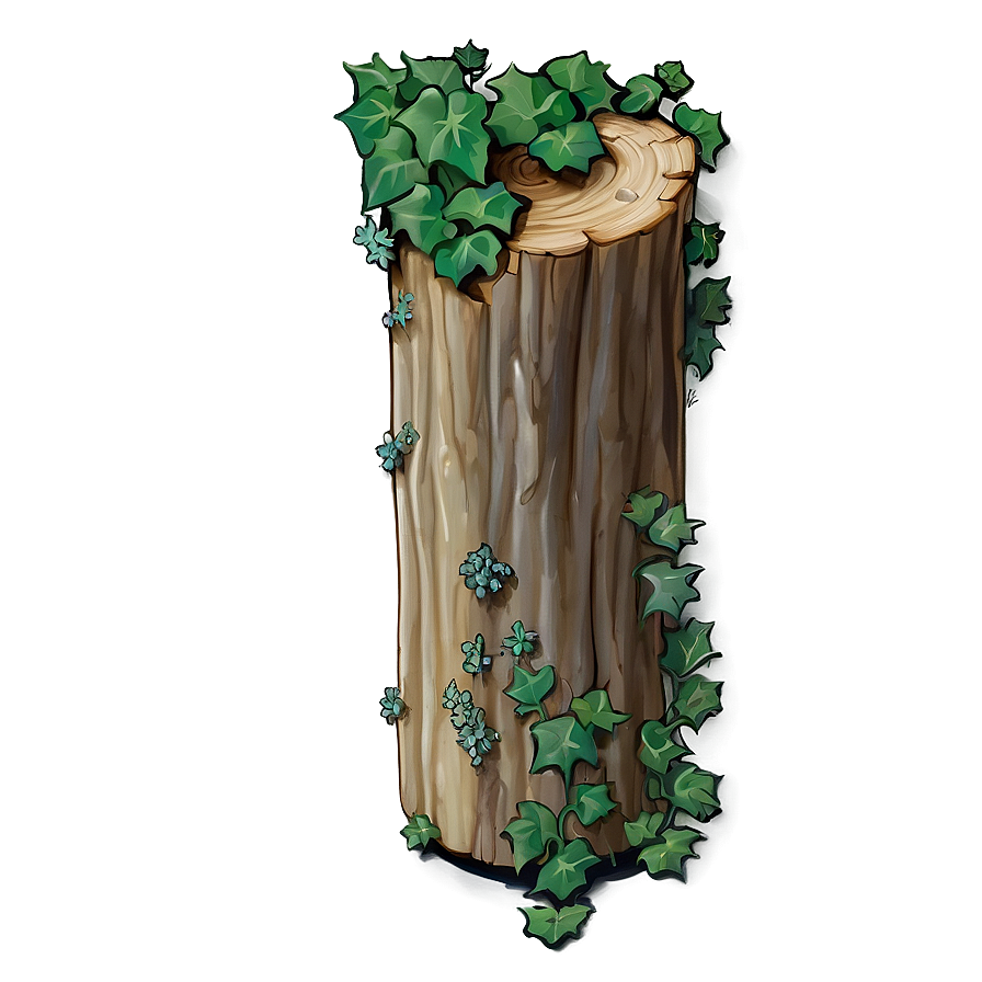 Log With Ivy Png 05252024 PNG Image