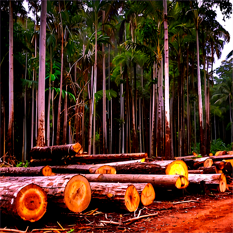 Logging Industry And Deforestation Png Xhc PNG Image