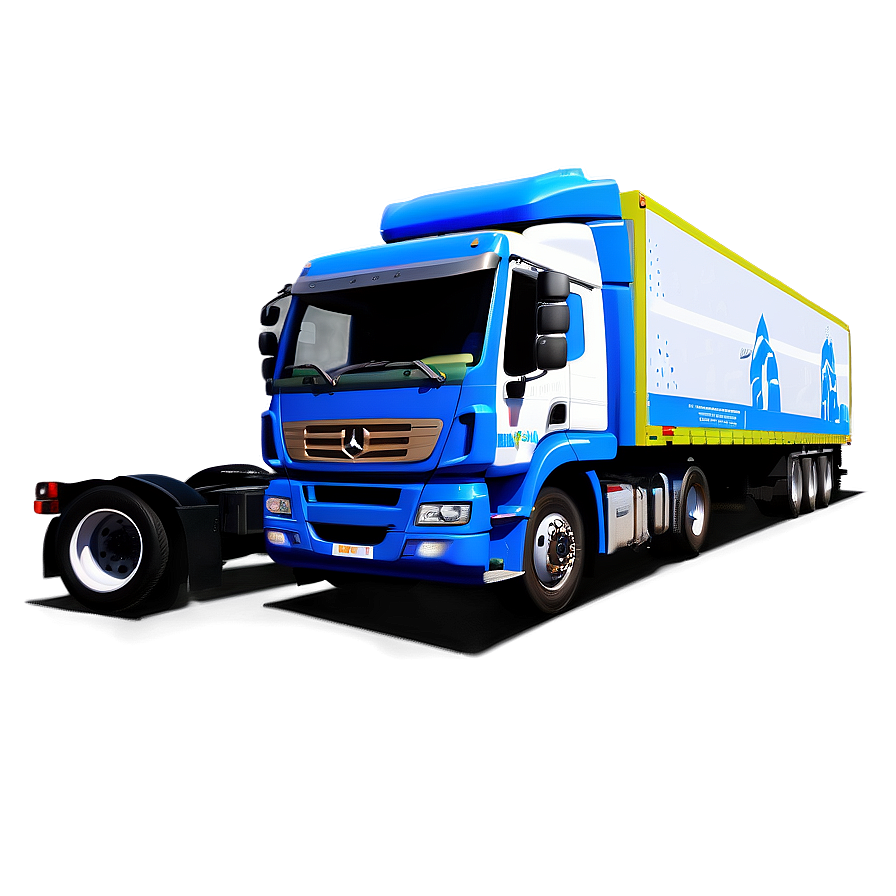 Logistic Truck Art Png Ugc98 PNG Image