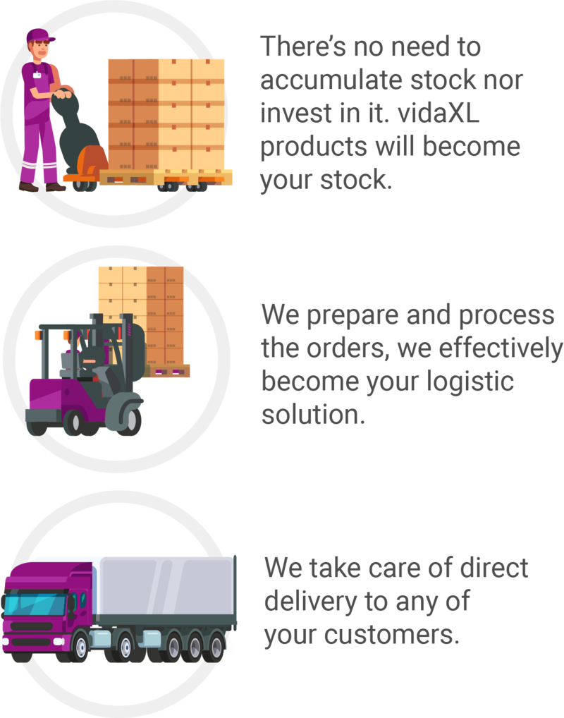 Logistics Services Infographic PNG Image