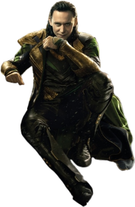 Loki_ Action_ Pose PNG Image