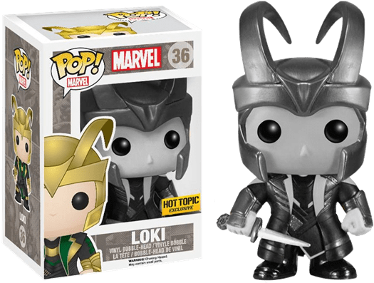 Loki Funko Pop Vinyl Figure PNG Image