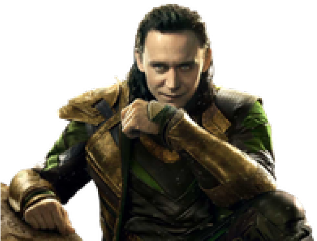 Loki Smirk Portrait PNG Image