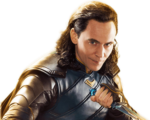 Lokiin Action Pose PNG Image