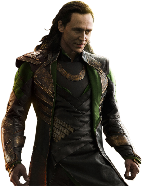 Lokiin Leatherand Green Costume PNG Image