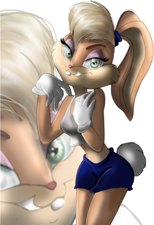 Lola_ Bunny_ Space_ Jam_ Pose PNG Image