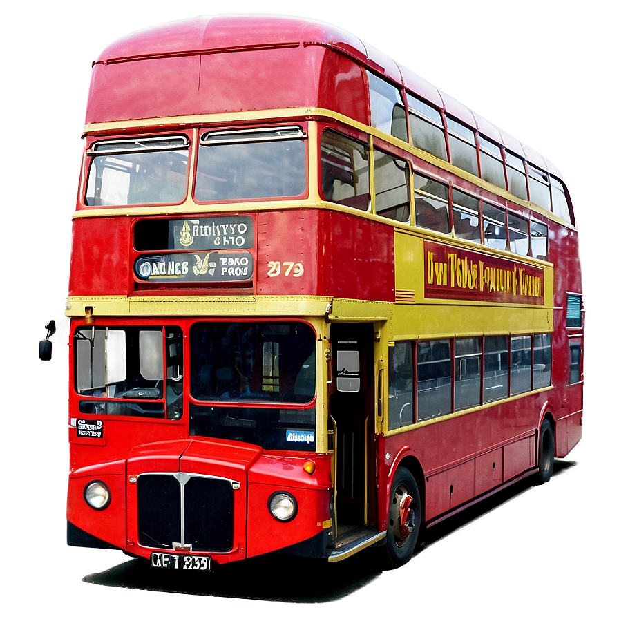 London Double Decker Bus Png 6 PNG Image