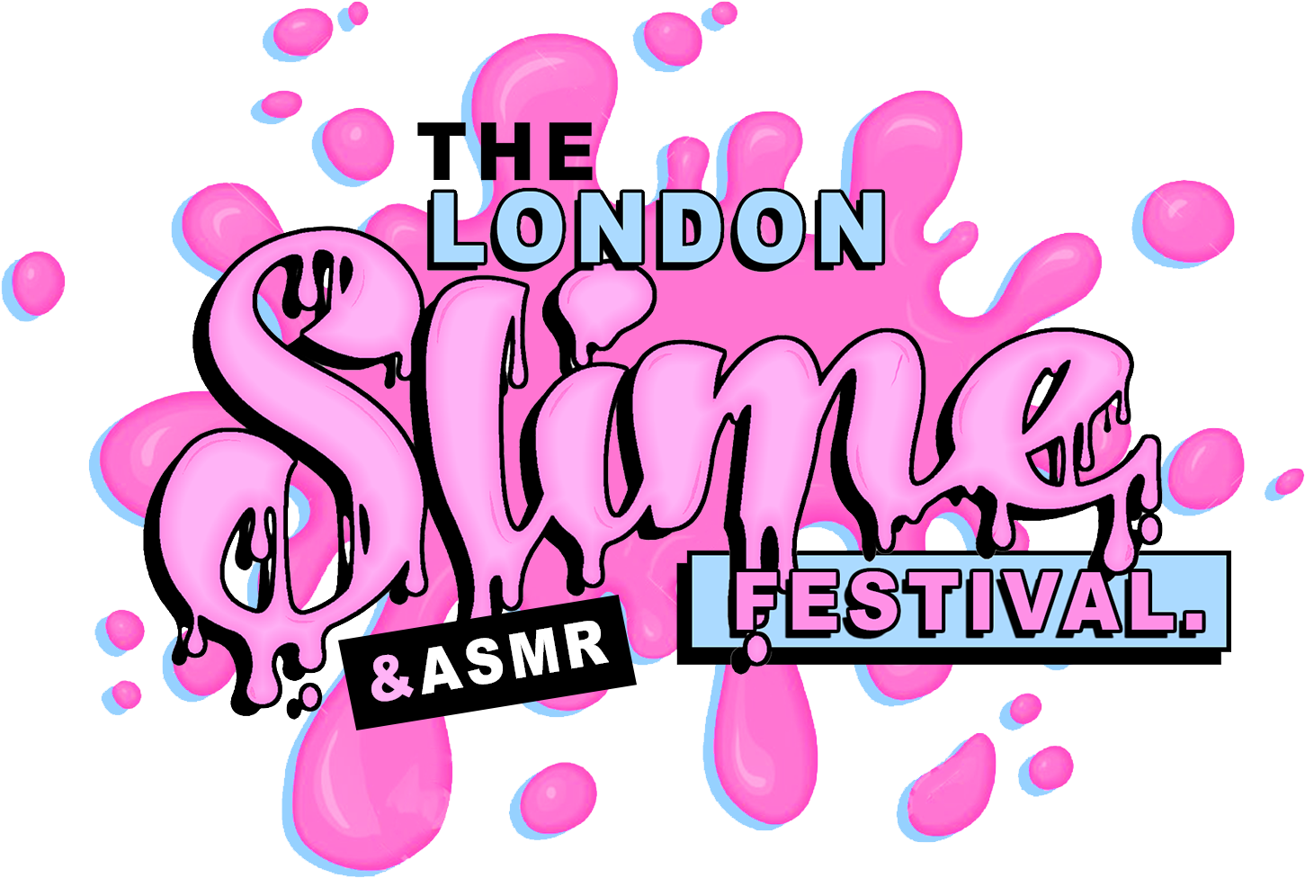 London Slime Festival A S M R Logo PNG Image