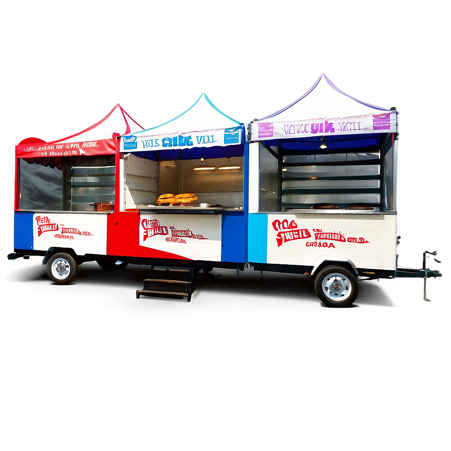 London Street Food Stalls Png 06232024 PNG Image