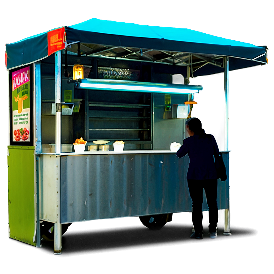 London Street Food Stalls Png 06232024 PNG Image