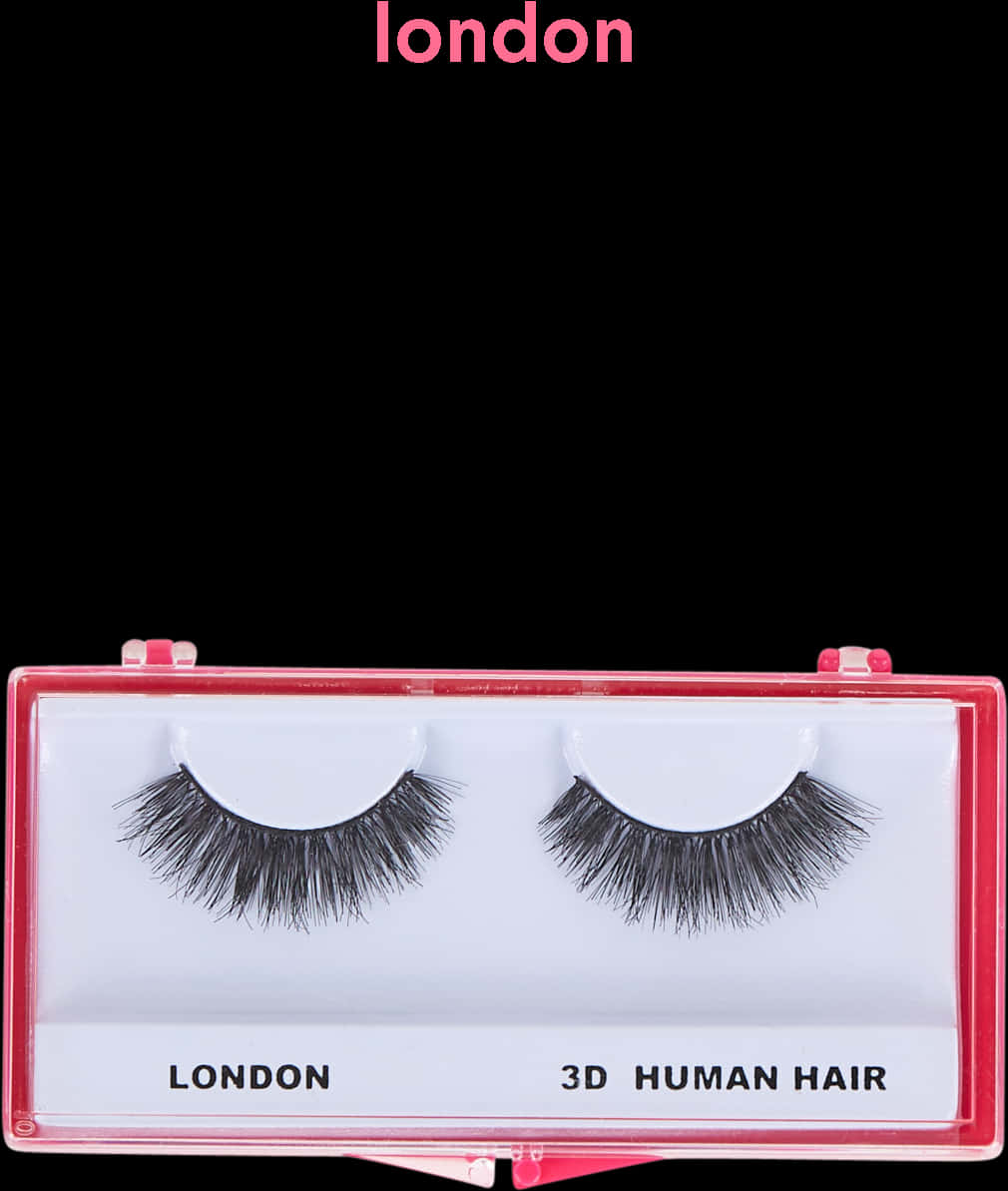 London3 D Human Hair Eyelashes PNG Image