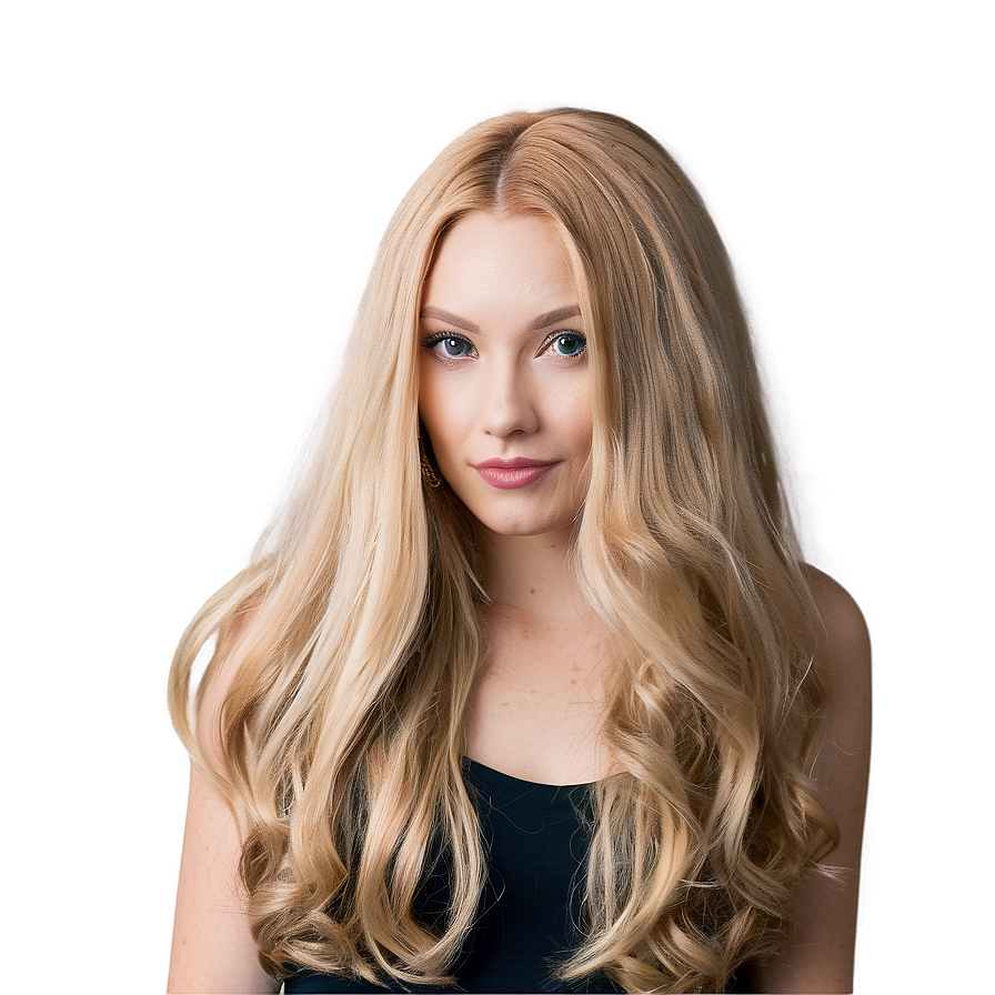 Long Blonde Hair Png 05252024 PNG Image