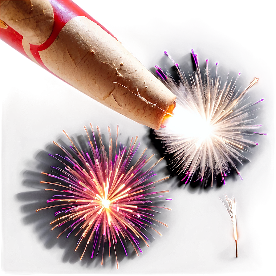 Long Exposure Firecrackers Png Pyo PNG Image