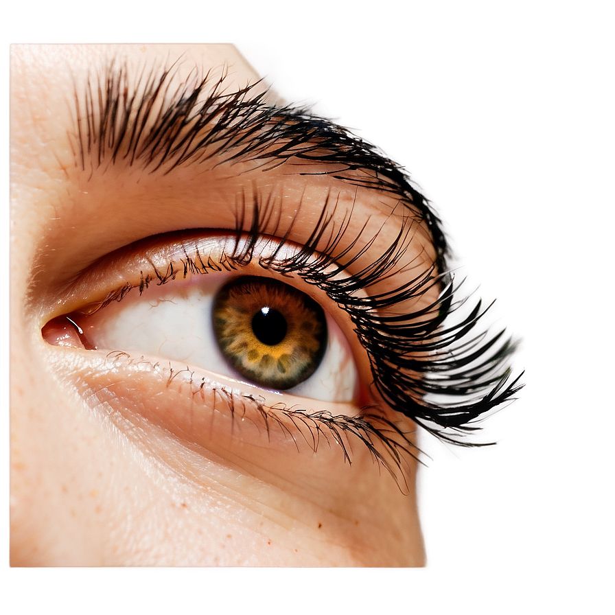 Long Eyelash Extensions Png Qac PNG Image