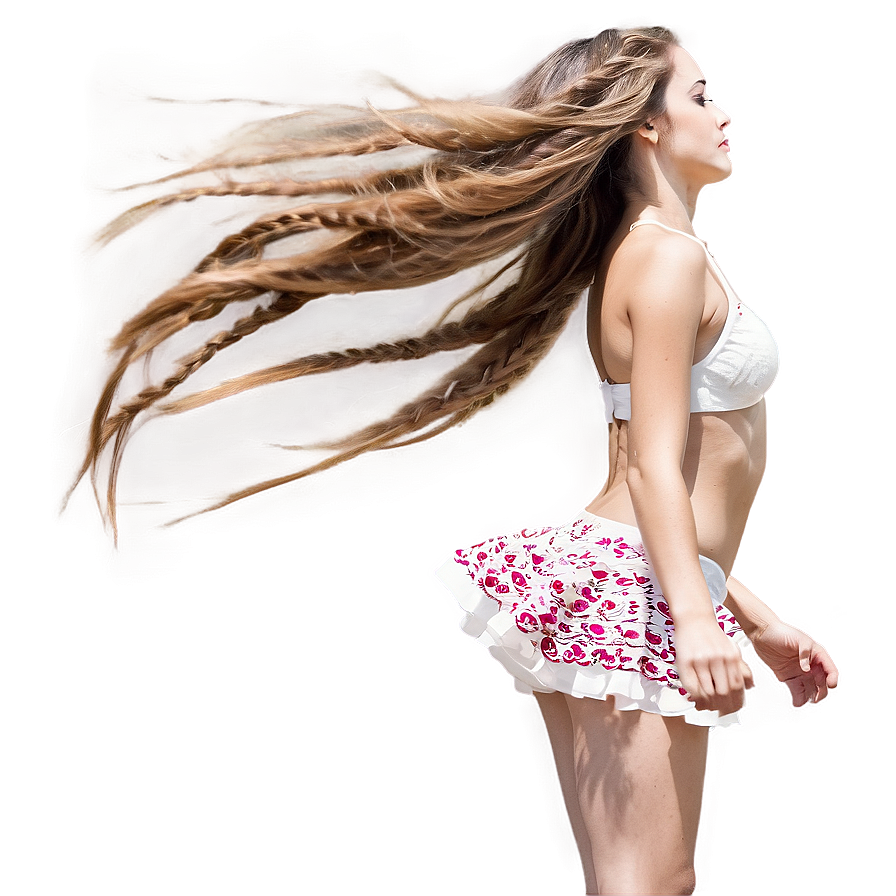 Long Hair In Motion Png 7 PNG Image