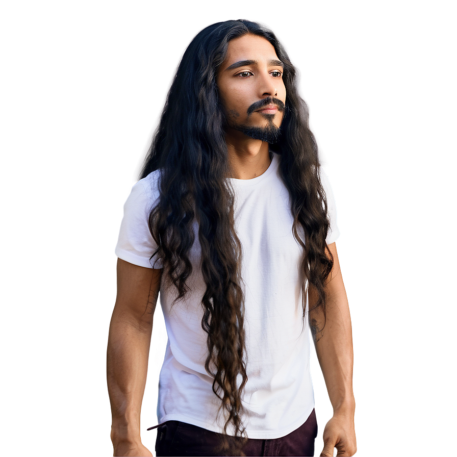 Long Hair Renaissance Png Qup PNG Image