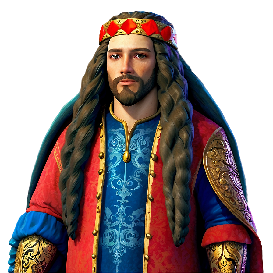 Long Hair Renaissance Png Sen19 PNG Image